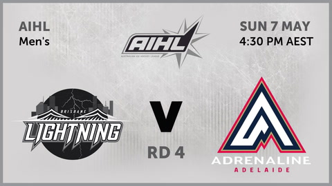 07 May - Australian Ice Hockey League - RD 4 - Lightning v Adrenaline