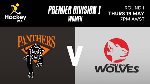 19 May - Hockey WA Premier Div 1 Womens - R1 - Vic Park v Westside Wolves