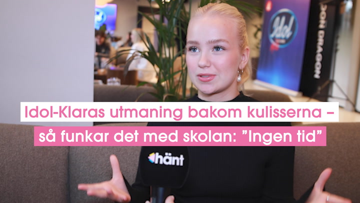 Idol-Klara Almströms utmaning bakom kulisserna – så funkar det med skolan: ”Ingen tid”