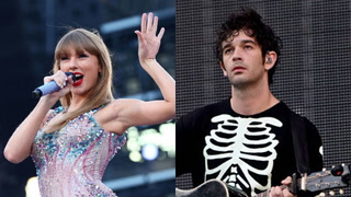 Matty Healy squirms at Taylor Swift question after album release