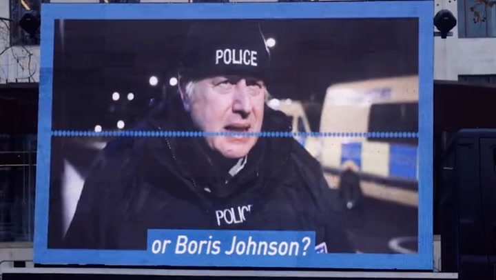 Line of Duty's 'Ted Hastings' calls out Met Police over No 10 party in protest video