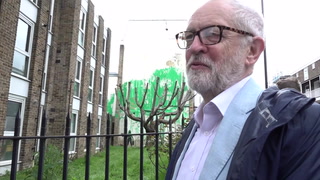 Jeremy Corbyn shares approval for new Banksy mural in north London