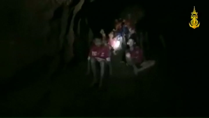 Encontraron a los adolescentes atrapados en una cueva de Tailandia - Fuente: Reuters