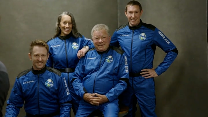 William Shatner speaks ahead of his trip to space with Blue Origin