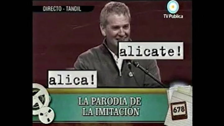 La broma de 'Alica Alicate' - Fuente: TV Pública