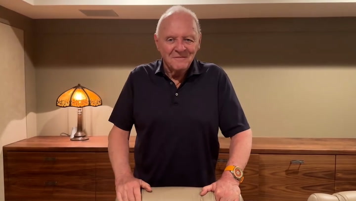 Anthony Hopkins films New Year message while celebrating 48 years of sobriety