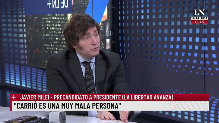 Javier Milei dijo que haría un acuerdo con Macri y Bullrich