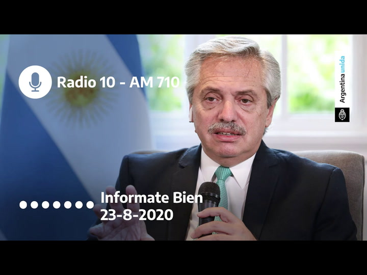 Las declaraciones de Alberto Fernández sobre el DNU - Fuente: Radio 10 'Informate Bien'