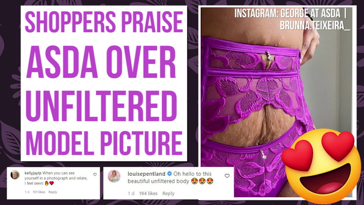 Asda praised for using mum-of-two with stretchmarks to model lingerie -  Heart