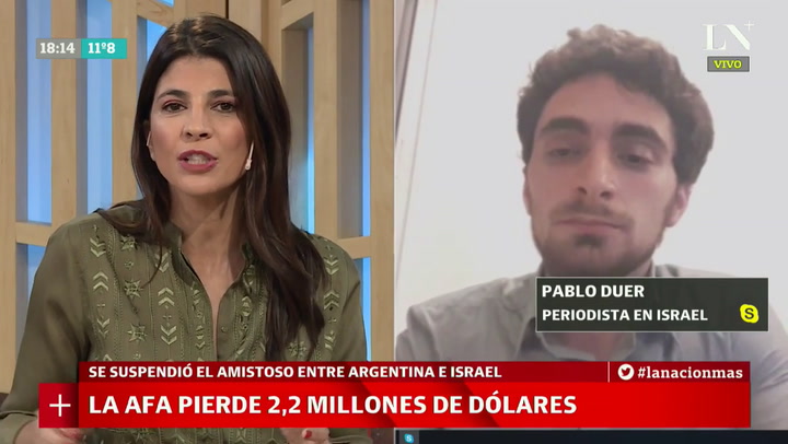 Repercusiones en Israel por la suspensión del partido con Argentina
