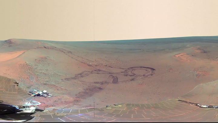 La NASA da por terminada misión del robot Opportunity en Marte - Fuente: AFP