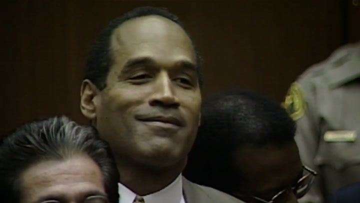 Moment OJ Simpson found not guilty in resurfaced clip