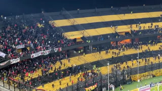 Incidentes entre hinchas de Peñarol y Colón