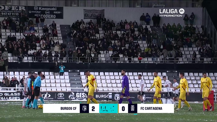 Burgos 3-0 Cartagena: resumen y goles | LaLiga Hypermotion (J29)