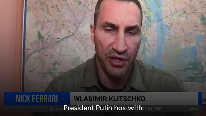 Wladimir Klitschko praises Boris Johnson for Ukraine support