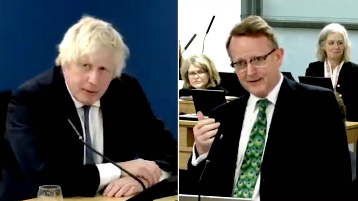 Gasps as Boris Johnson snaps at Covid inquiry lawyer over death toll figures