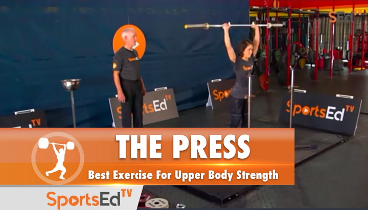 The Press (W) : Best Exercise For Upper Body Strength