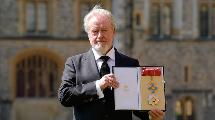 Ridley Scott says being made Knight Grand Cross 'beats Academy Award'