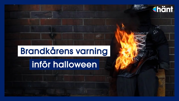 Brandkårens varning inför halloween