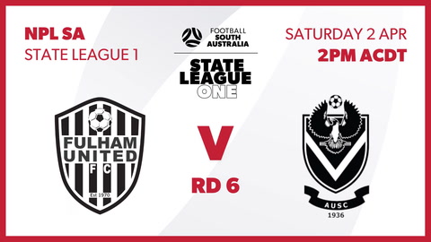 2 April - SA State League 1 - Round 6 - Fulham United FC v Adelaide University SC