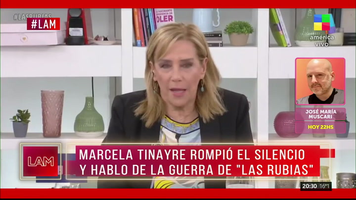 El descargo de Marcela Tinayre tras el supuesto despido de Macela Gotlib de 'Las Rubias'.