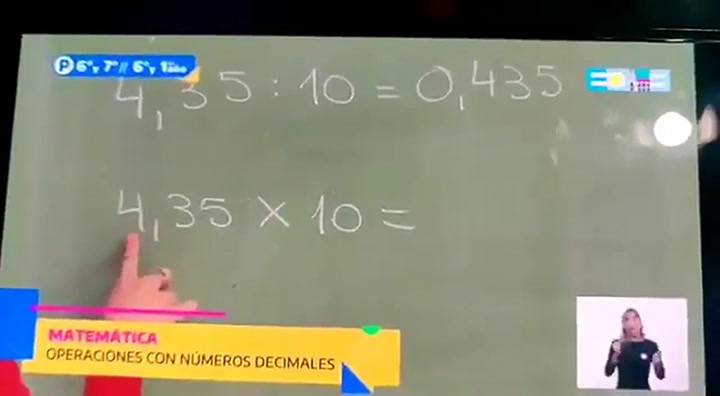 Error en multiplicación con los números decimales - Fuente: Twitter @rotela76