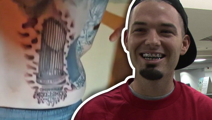 Paul Wall Gets Huge World Series Tattoo on His Back After Astros Win