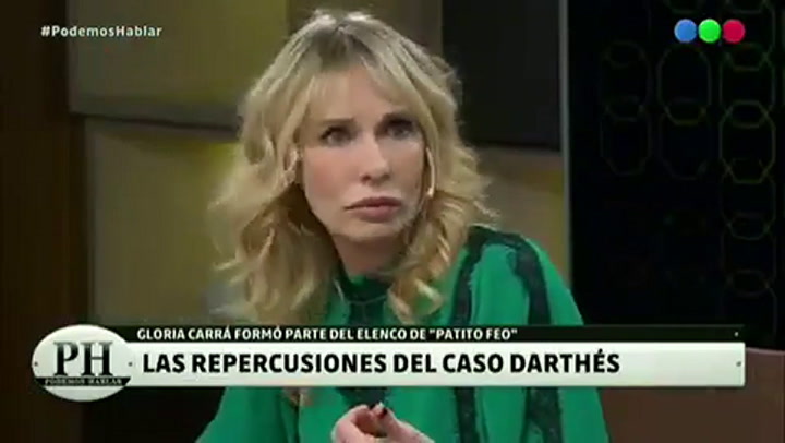 Gloria Carrá habló sobre las denuncias contra Juan Darthés - Fuente: Instagram Telefe Salta