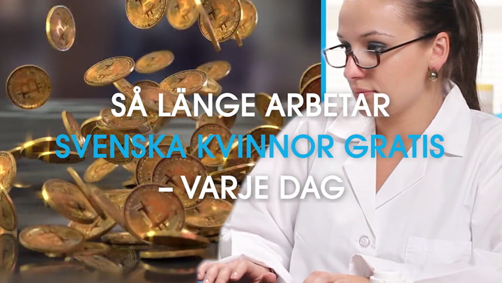 Så länge arbetar svenska kvinnor gratis varje dag