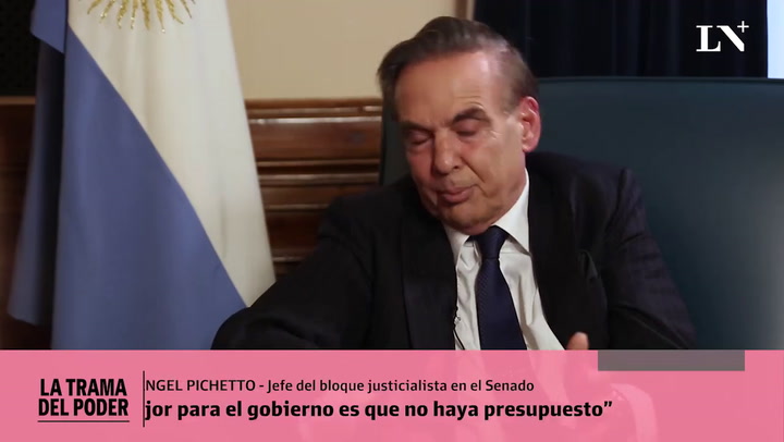 Miguel Ángel Pichetto “Lo mejor para el gobierno es que no haya presupuesto”