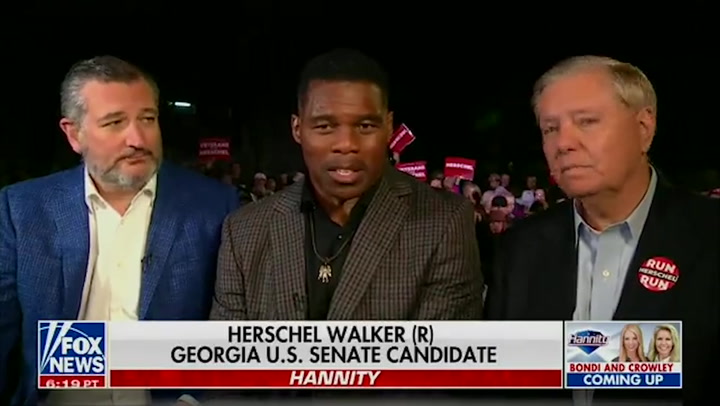 Herschel Walker refers to midterms as the 'erection' in slip-up during rally