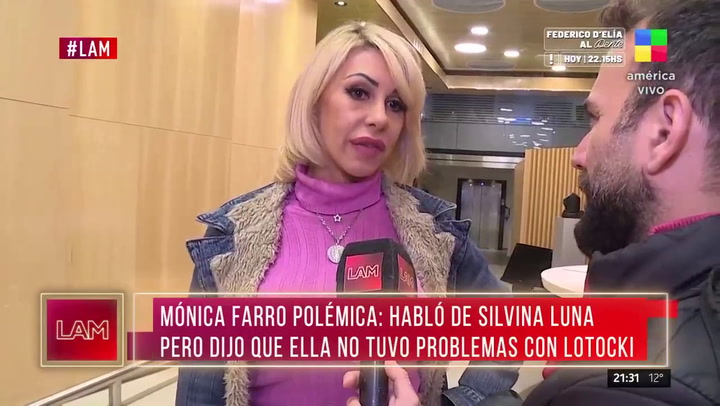 Mónica Farro habló de Aníbal Lotocki:  'No puedo hablar mal porque mi experiencia personal es buena'
