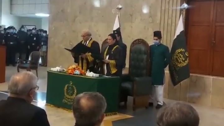 Ayesha Malik sworn in as Pakistan’s first female Supreme Court judge