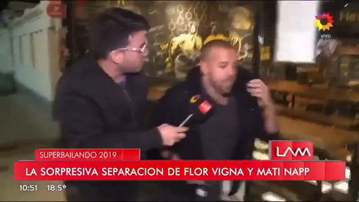 Mati Napp habló en exclusiva tras confirmar su distanciamiento de Flor Vigna. Fuente: El Trece