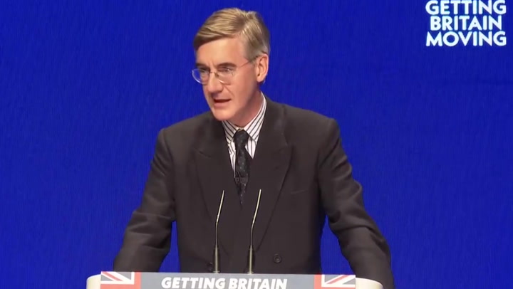 Jacob Rees-Mogg thanks Tory MPs for attending Conference ‘in spite of Mick Lynch’s efforts’