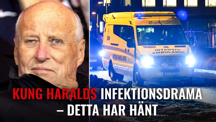 Kung Haralds infektionsdrama – detta har hänt