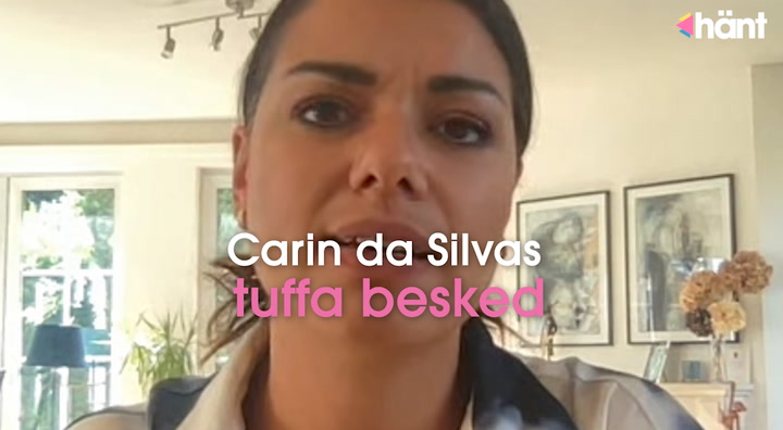 Carin da Silvas tuffa besked: “Kan inte vara närvarande”
