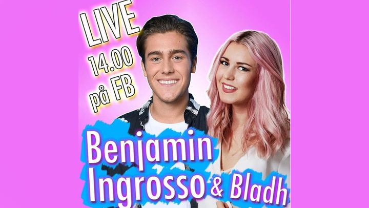 Bladh möter Benjamin Ingrosso – och pratar kärlek!