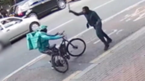 Video: Angrep sykkelbud - seks års fengsel
