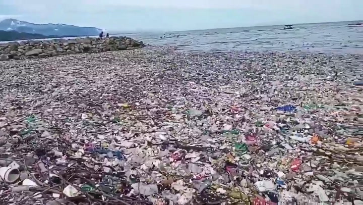 Tsunami de basura en las costas de Honduras