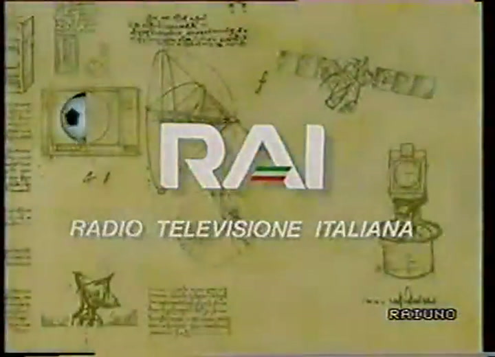 La apertura de la TV en el Mundial Italia 90 (RAI Uno)
