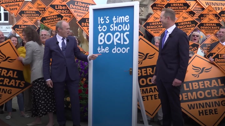 It's time to show Boris the door, say Lib Dems