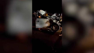 Grave accidente en la Ruta 12: un auto chocó a un búfalo