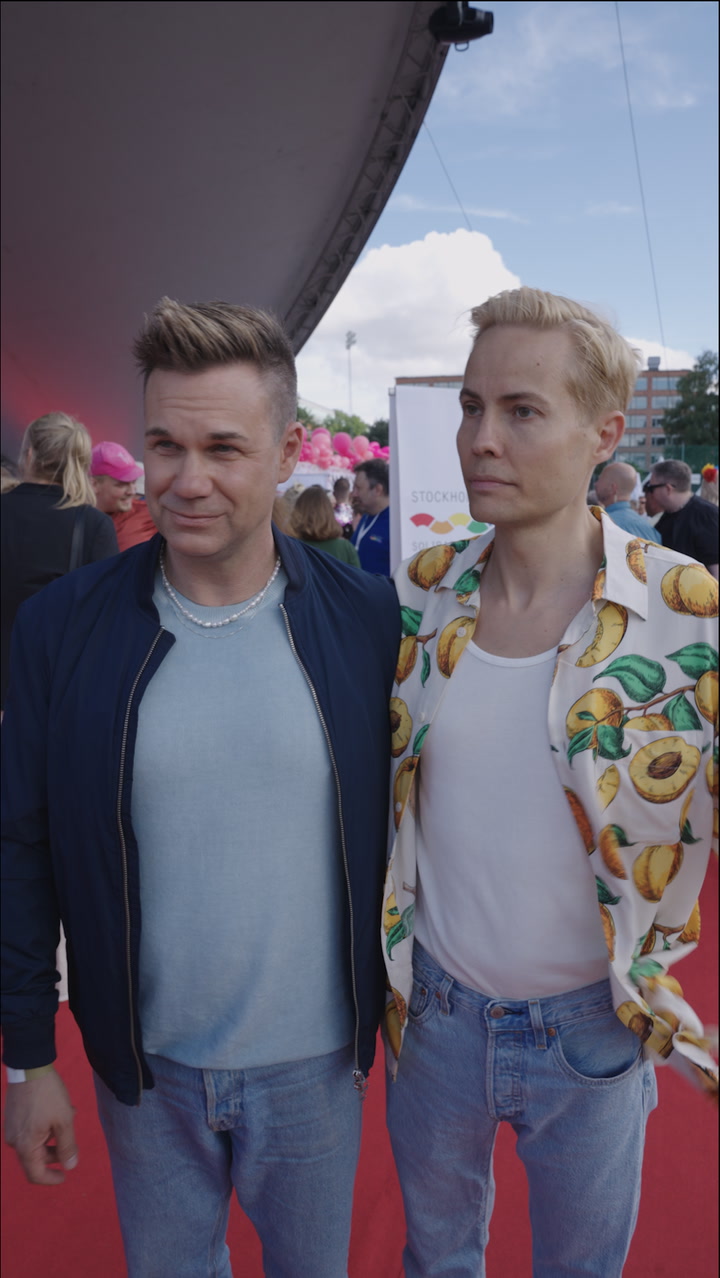 Kändismingel på Stockholm Pride 2023