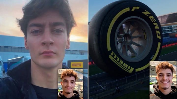 George Russell and Lando Norris announce new F1 Silverstone deal