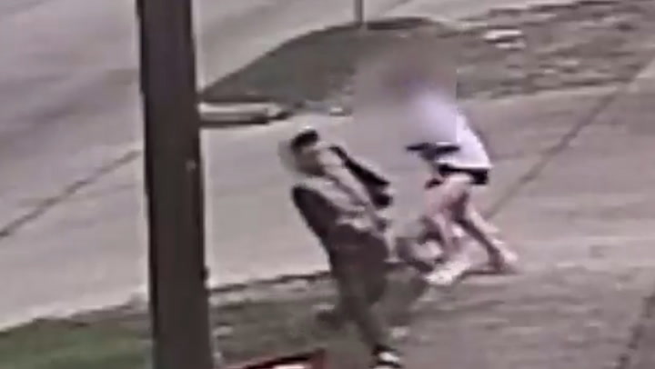 Woman and dog dragged down street by car in Texas armed robbery