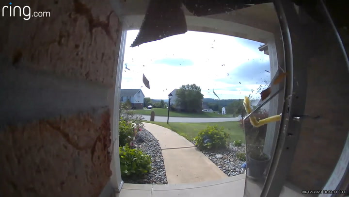 Moment Ring camera catches deadly home explosion in Pennsylvania