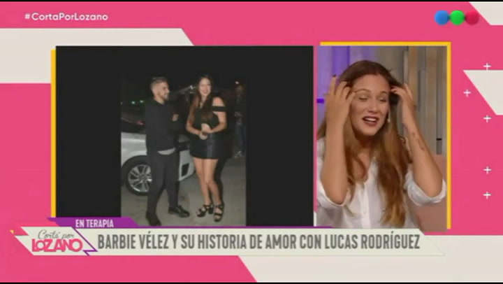 Barbie Vélez habló de su noviazgo con Lucas Rodríguez - Fuente: Telefé