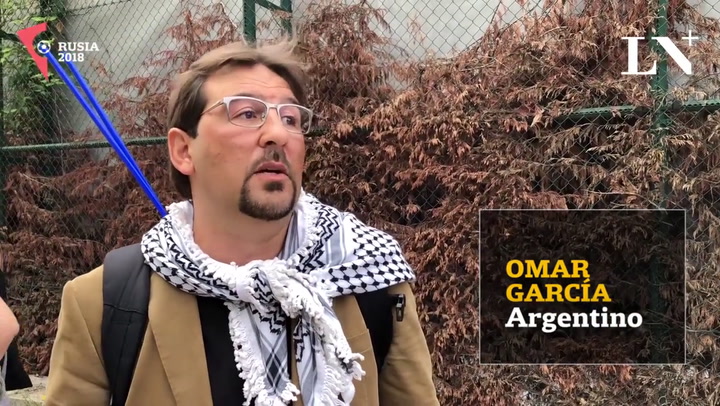 Hinchas argentinos se manifiestan en Barcelona en contra del partido del sábado ante Israel