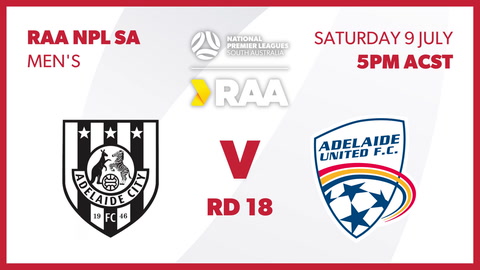 Adelaide City - NPL SA v Adelaide United FC - NPL SA